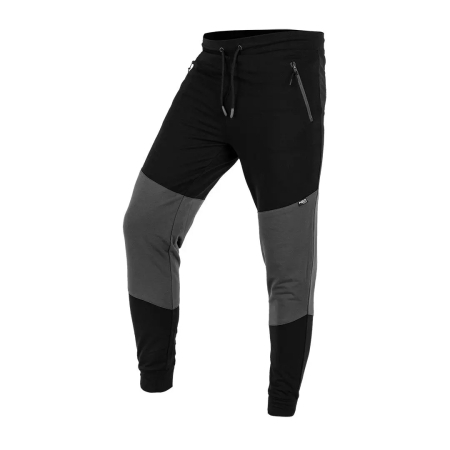 Спортен панталон COMFORT, черно и сиво, 81-282