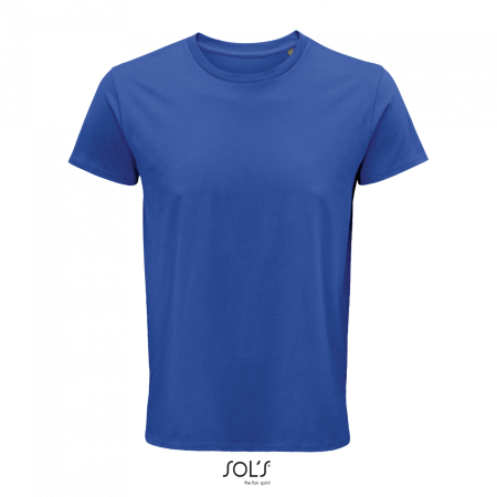 Мъжка тениска с къс ръкав, кралско синя, SO03582ro, големи размери 3xl и 4xl