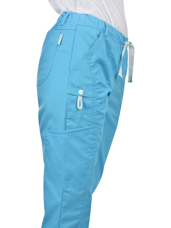 Pantaloni Unisex cu talie elastica - DANTE(albastru)