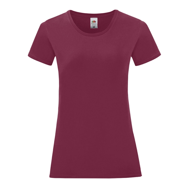Γυναικείο t-shirt LADIES ICONIC, μπορντό,ID1756