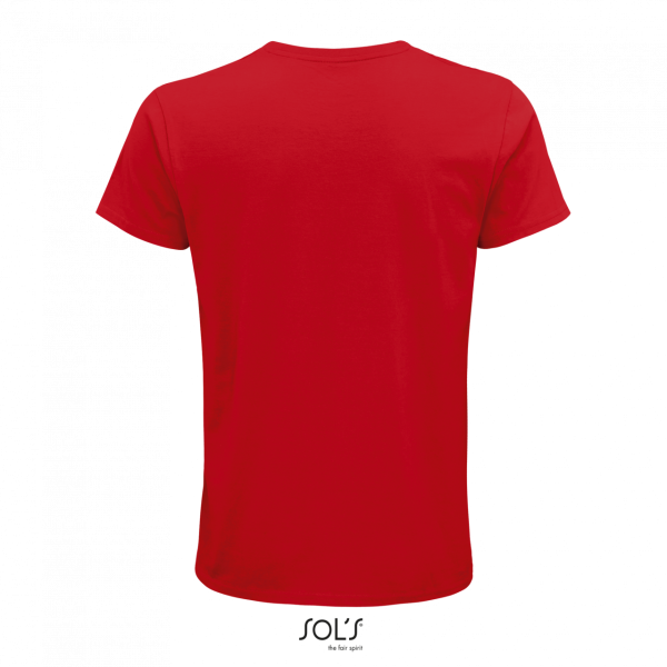 Мъжка тениска с къс ръкав, червена, SO03582re, големи размери