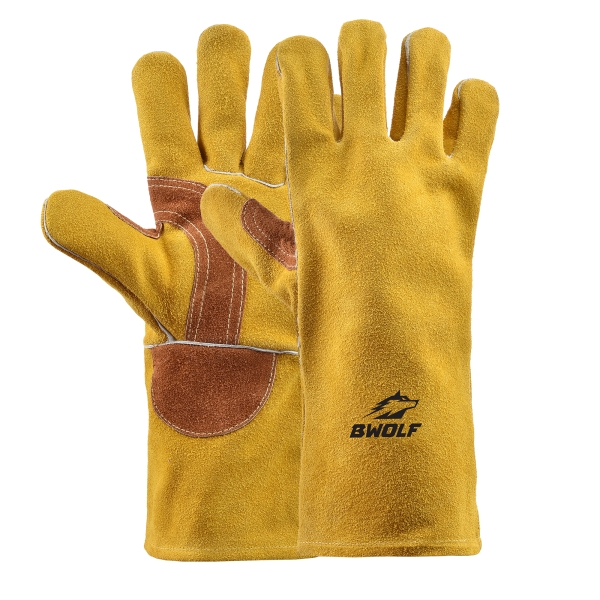 Работни ръкавици за заваряване BARON | Жълто