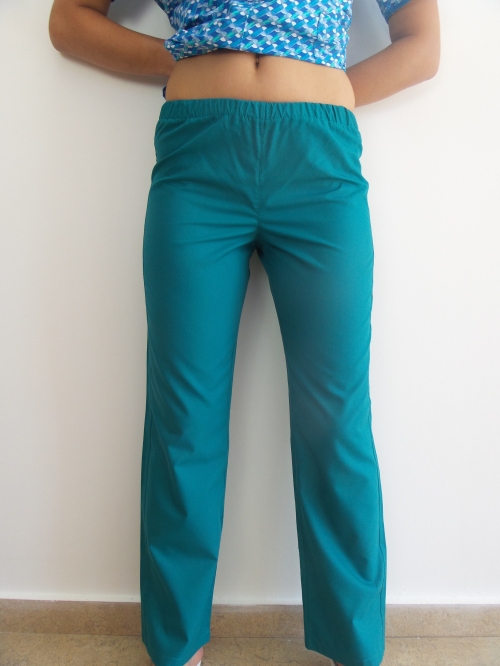 Pantaloni M3 albastru - verde