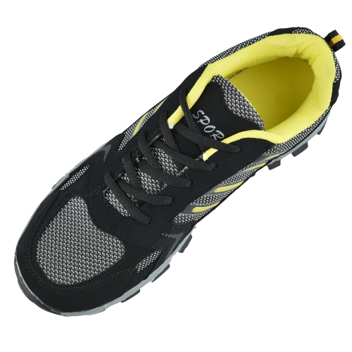 Αθλητικά παπούτσια εργασίας "Simo", γκρι με κίτρινο, κατάλληλα για εργασία καιο ΤΟΥΡΙΣΜΟΣ