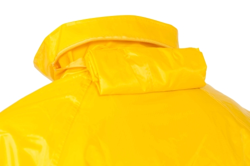 Pardesiu de ploaie cu glugă retractabilă - POSEDION (galben)