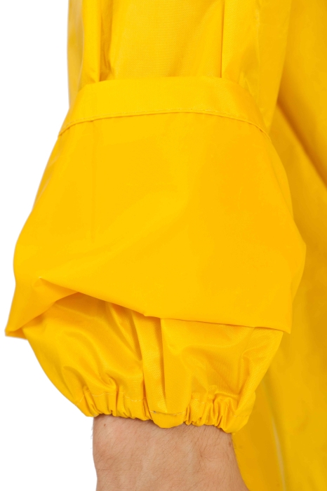 Pardesiu de ploaie cu glugă retractabilă - POSEDION (galben)