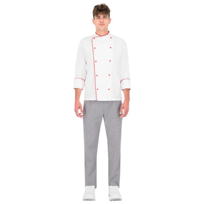 Jachetă de gătit BIKO | alb