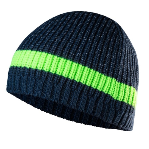 Зимна шапка PREMIUM, със светлоотразителни елементи, 50% вълна, 50% акрил 81-624 NEO
