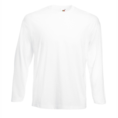Тениска с дълъг ръкав Valueweight, бяла
