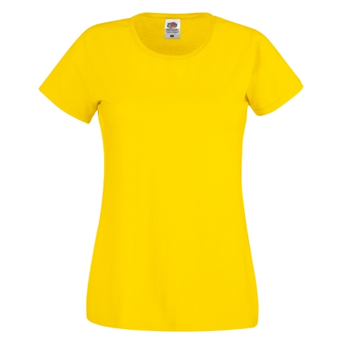 Tricou ușor de damă ORIGINAL galben, ID75