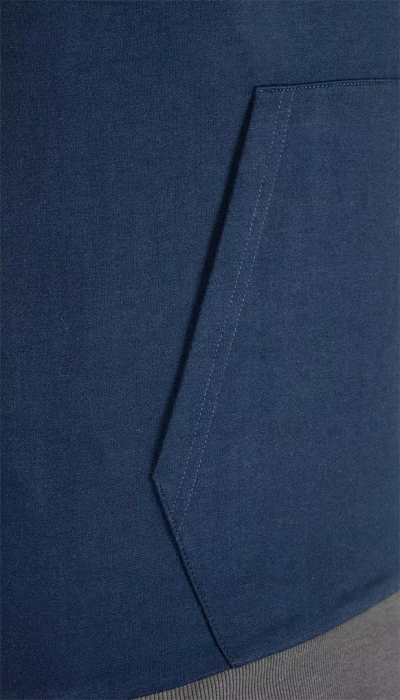 Φούτερ με φερμουάρ COMFORT, σκούρο μπλε,81-513