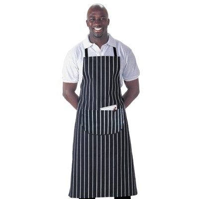 Navy Blue/White Stripe ποδιά Chef