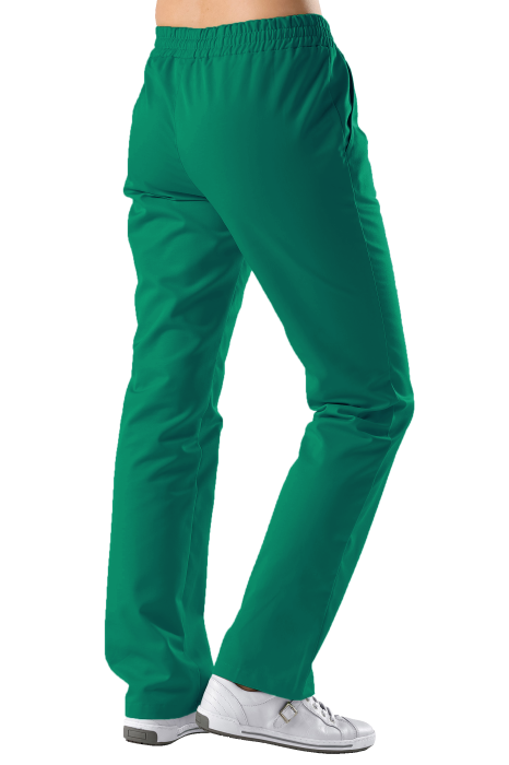 Pantaloni verzi din bumbac 100% pentru femei