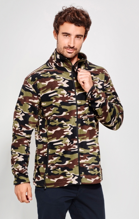 Jachetă sport pentru bărbați LUCIANE de camuflaj