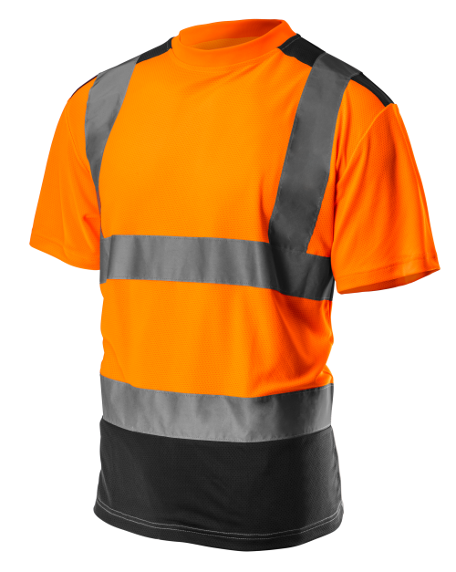 Tricou, reflectorizant, dungă închisă, portocaliu, 81-731