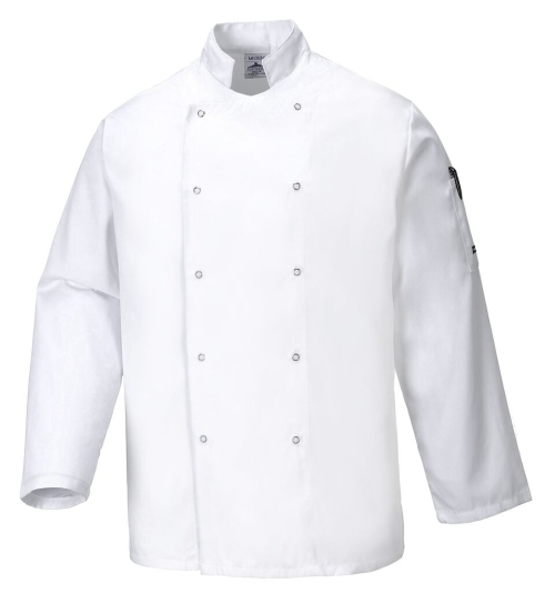 Jachetă de bucătar Suffolk (albă)