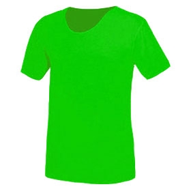 Работна тениска в електриково зелено