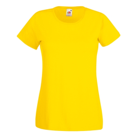 Дамска тениска VALUEWEIGHT жълта