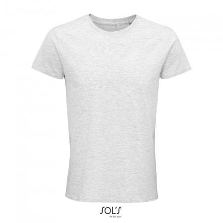 Мъжка тениска с къс ръкав, светло сива, SO03582as, големи размери 3xl и 4xl