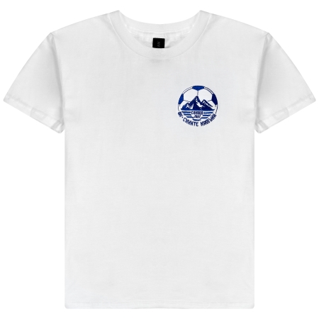Детска тениска  от 100 % памук с бродирано лого на ФК "Сините камъни"