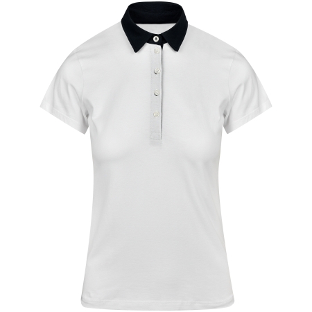 Двуцветна риза (бяло/тъмно синьо) KA2613