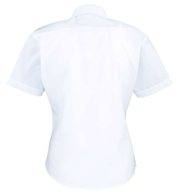 Риза с къс ръкав за охранители PR312, с пагони