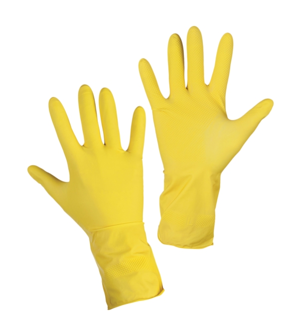 Работни ръкавици домакински LEMON | Жълто