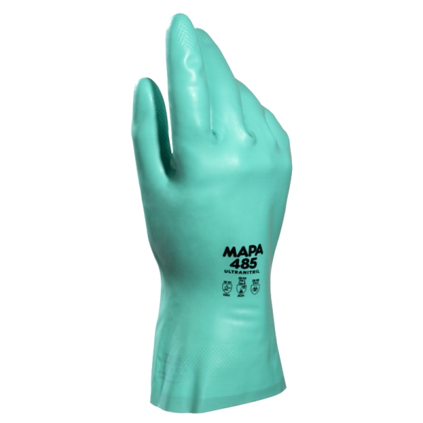 Работни ръкавици Нитрил ULTRANITRIL 485 | Зелено