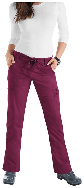 Дамски панталон LINDSEY | KOI Design | Винено червен