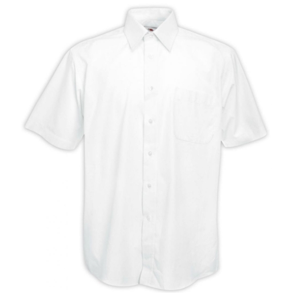 Риза за охранители с къс ръкав -бяла