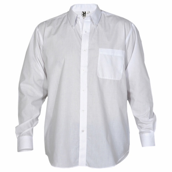 Бяла мъжка риза AIFOS 