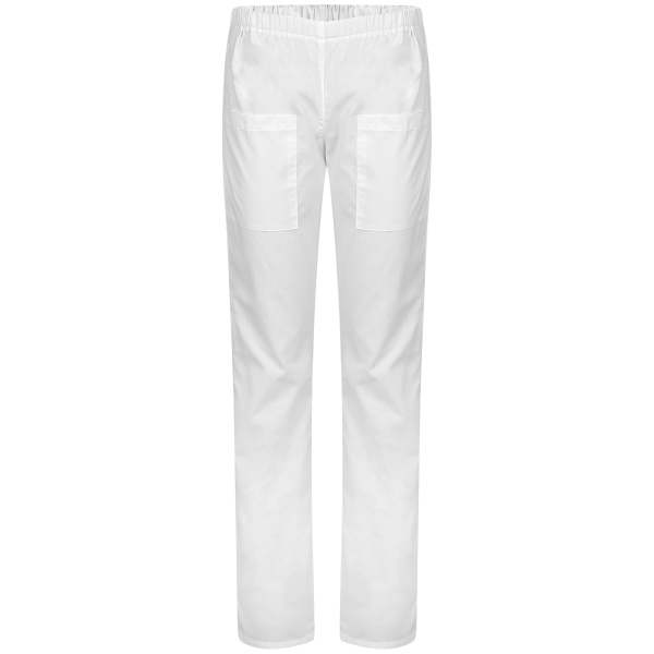 Панталон бял с  3 джоба