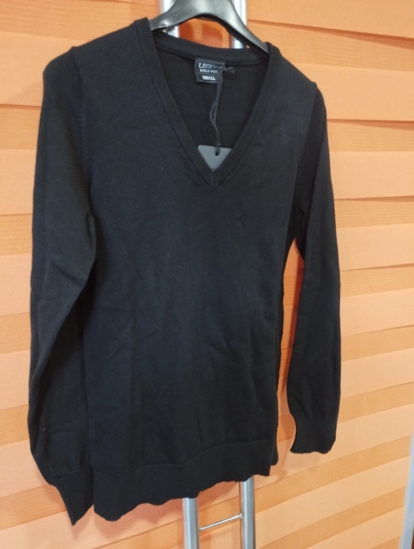 Дамски пуловер черен, размер S