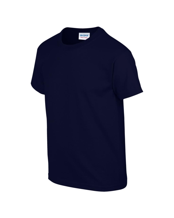 Детска тениска, тъмно синя, 180г памук, GIB5000