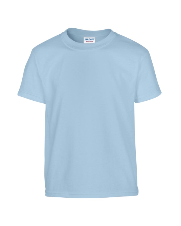 Детска тениска, небесно синя, 180г памук, GIB5000