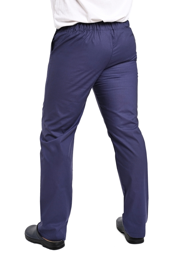 Комплект туника М3 и панталон италиански джоб тъмно син 100% памук
