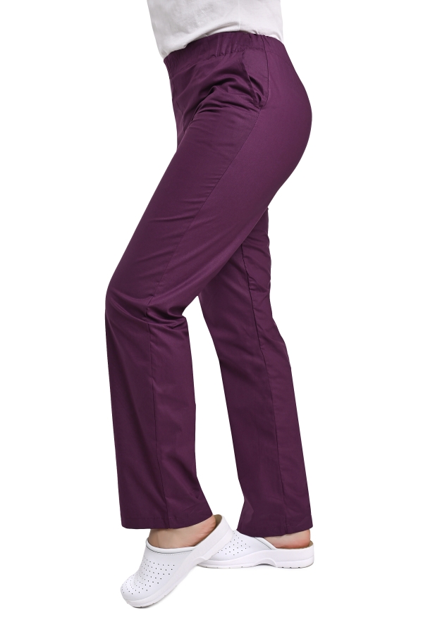 Комплект туника М3 и панталон италиански джоб лилаво, от 100% памук,  200720231