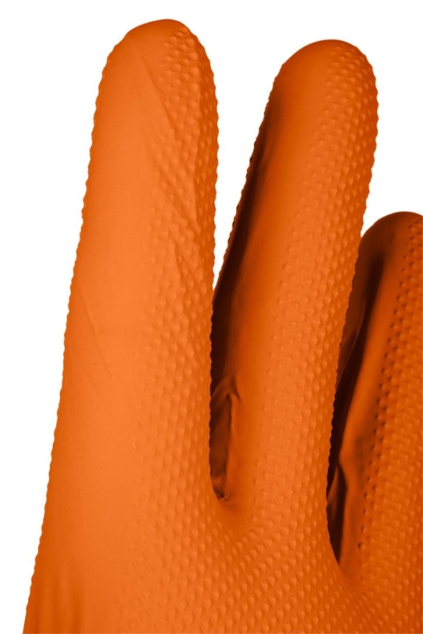 Mănuși nitril, portocaliu, 50 buc, 97-690