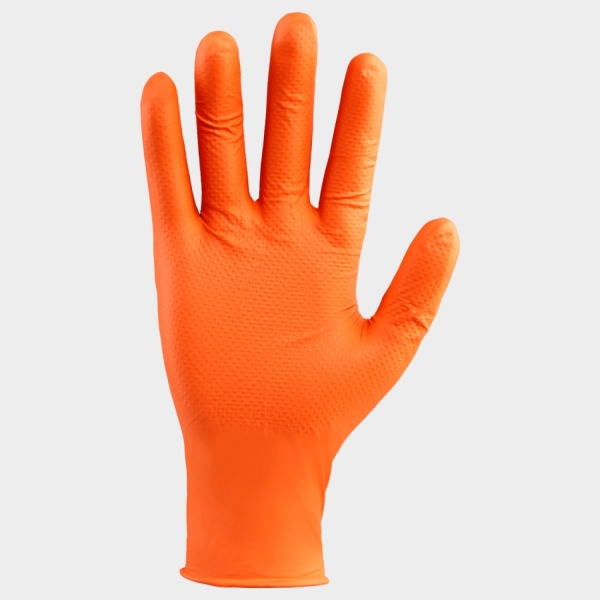 Еднократни ръкавици от нитрил SETINO NITRILE ORANGE, 04300161