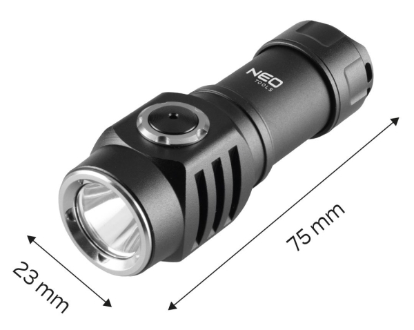 USB C акумулаторен фенер 500 lm SST20 LED, NEO, 99-074