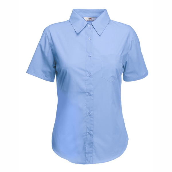 Риза за сервитьори  ID35b, с къс ръкав, светло син