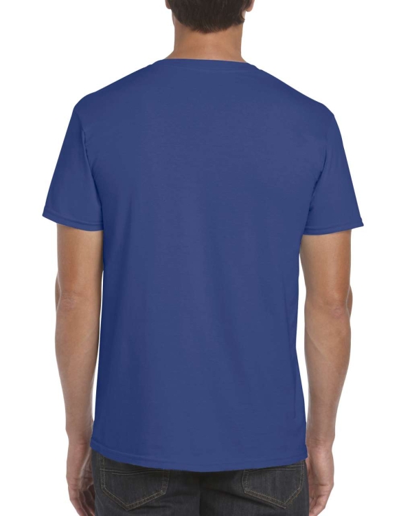 Ανδρικό μπλουζάκι μπλε 100% βαμβάκι,GI64000*meb