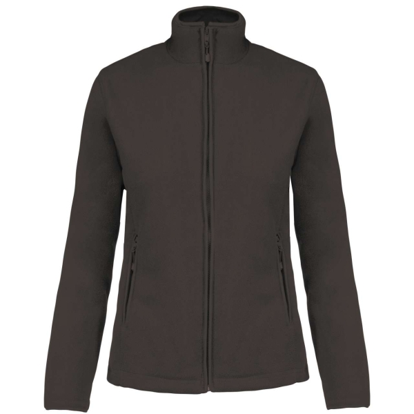 Geaca de dama fleece MAUREEN chocolate