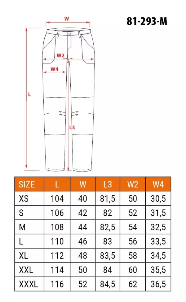 Работен панталон OUTDOOR, 81-293