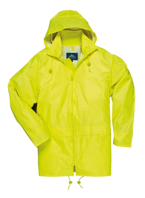 Класическо яке за дъжд (жълто)