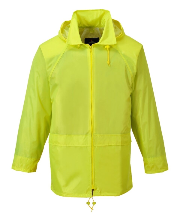 Класическо яке за дъжд (жълто)