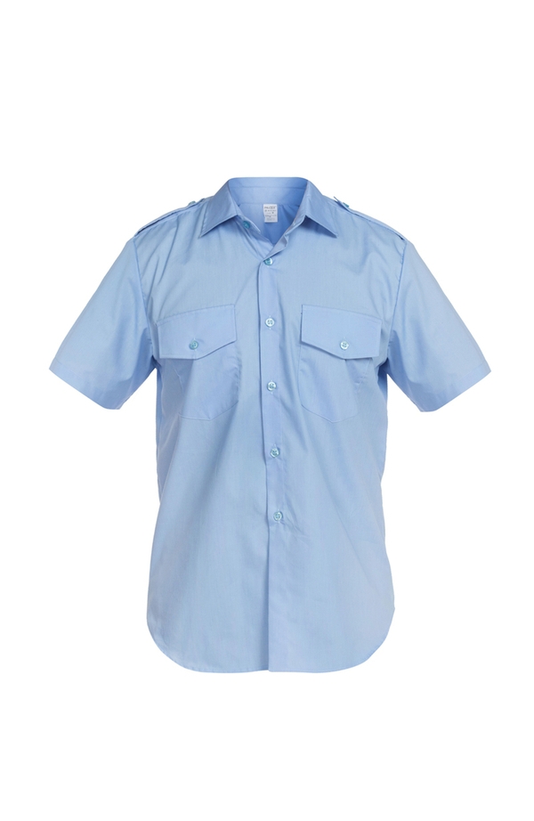 Риза с къс ръкав SENTINEL | Синьо