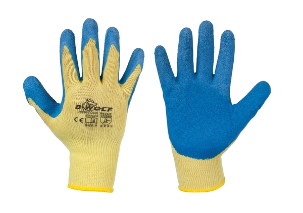Работни ръкавици GRIP PLUS | Жълто | Синьо