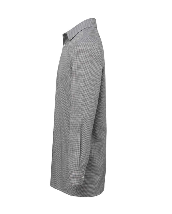 Мъжка карирана риза (черно-бяло) PR2202