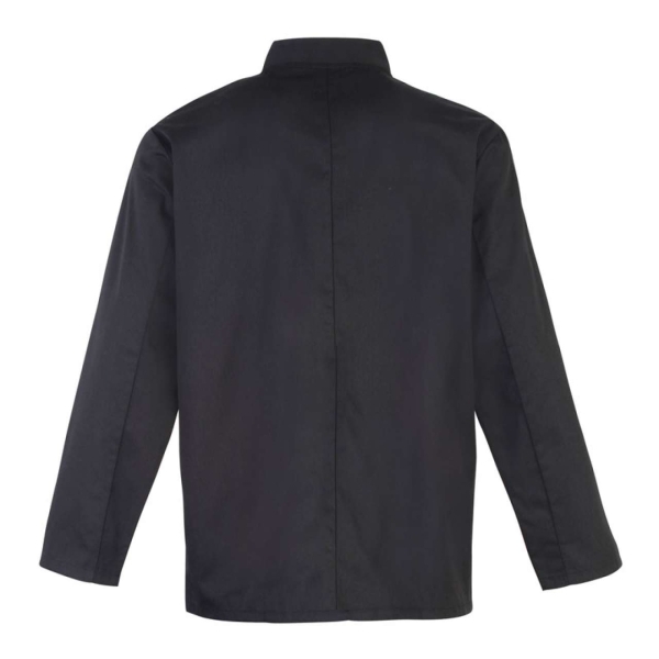 Готварска куртка с дълъг ръкав (черна) PR6651
